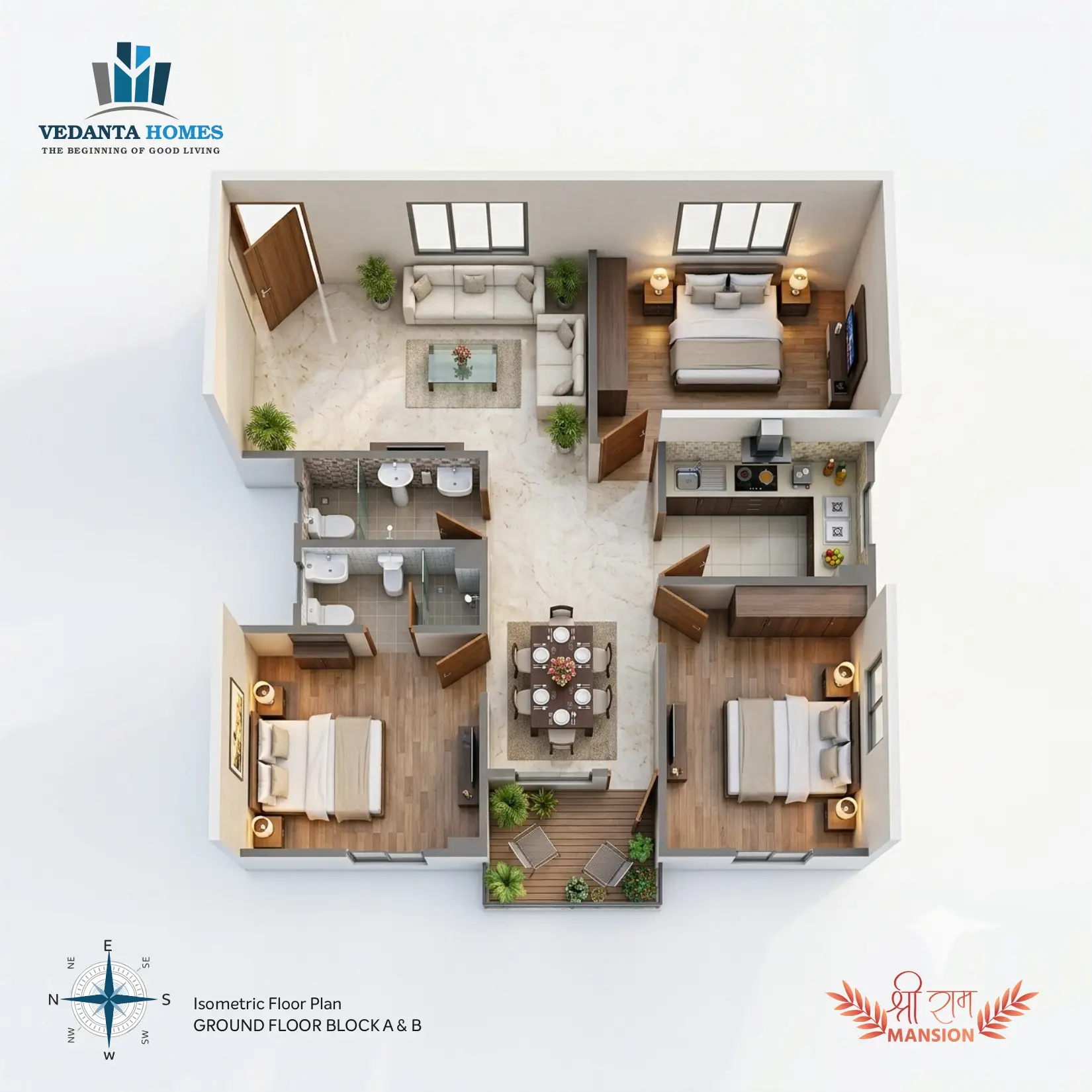 Block B Floor Plan